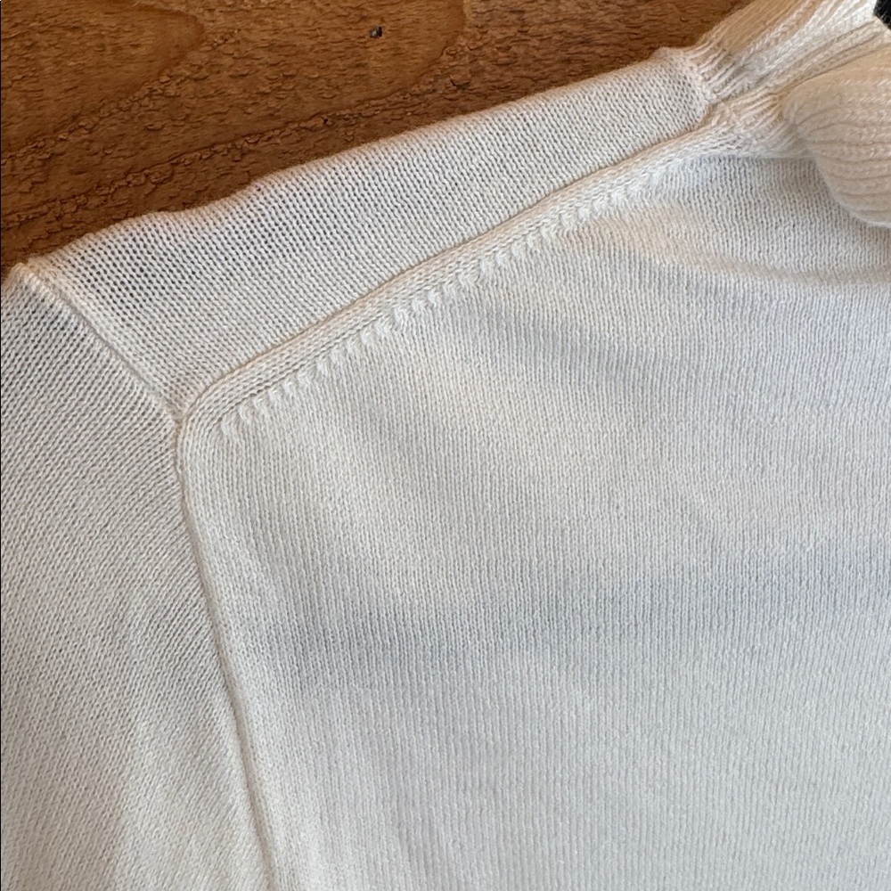 J.Crew Ivory Ruffle Neck Pullover - Picture 6 of 6